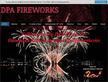 Tablet Screenshot of dpafireworks.dk